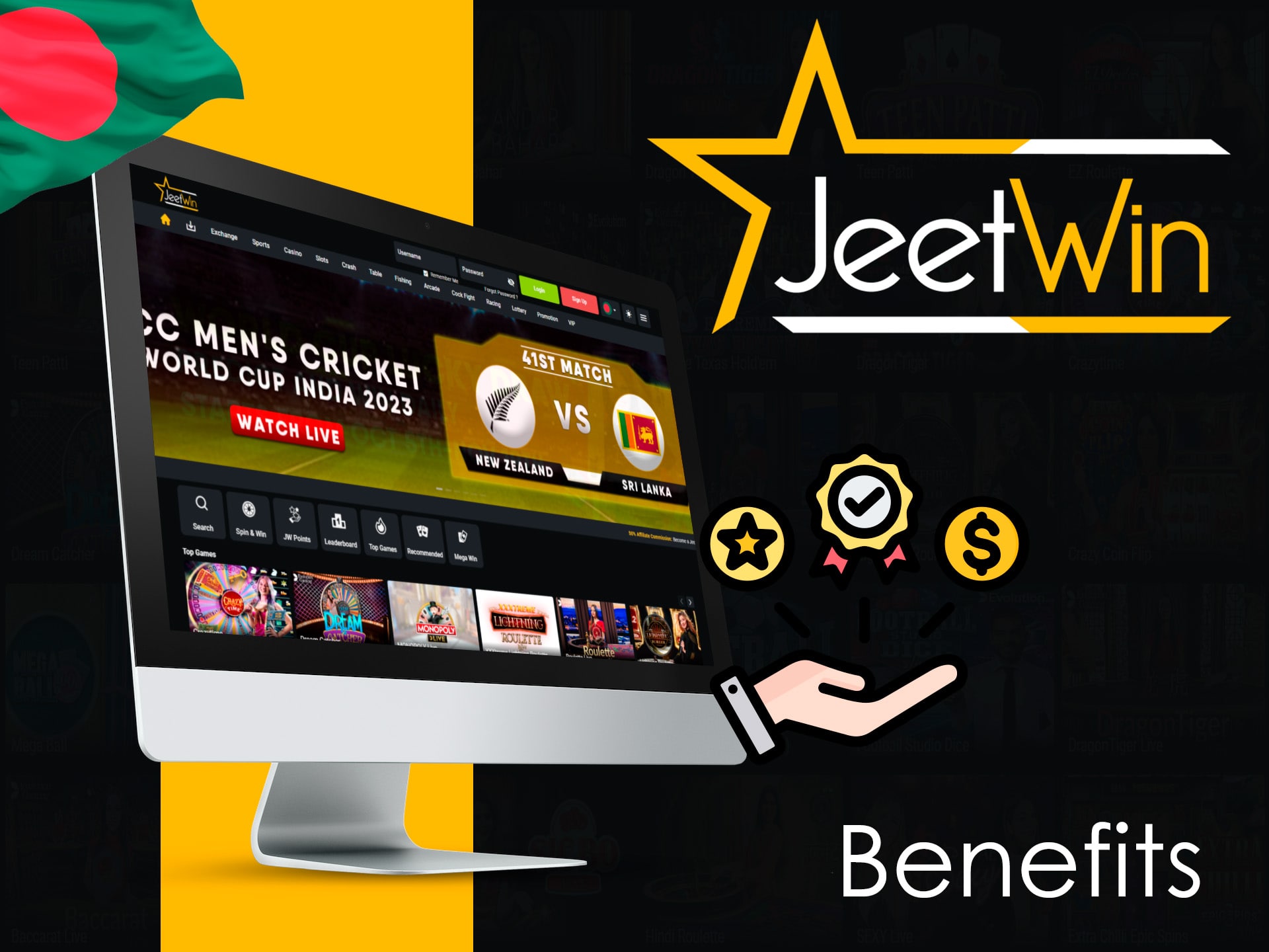 jeetwin bangladesh benefits for players
